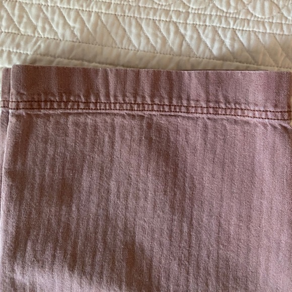 Free People Wide Leg Crop Pant- rose colored (pink) - Picture 6 of 10